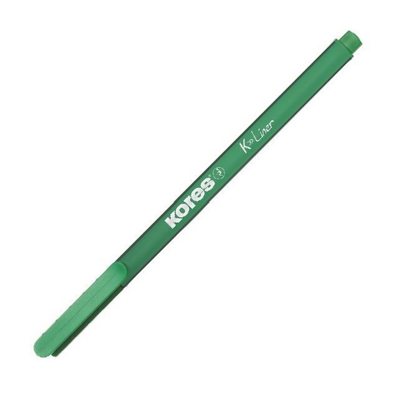 KORES popisovač K-Liner 0,4mm, zelený