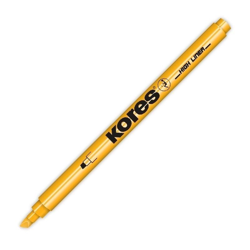 KORES zvýrazňovač High Liner, oranžový