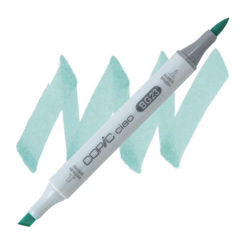 Lihová fixa COPIC Ciao oboustranná Brush & Chisel, BG23 Coral sea