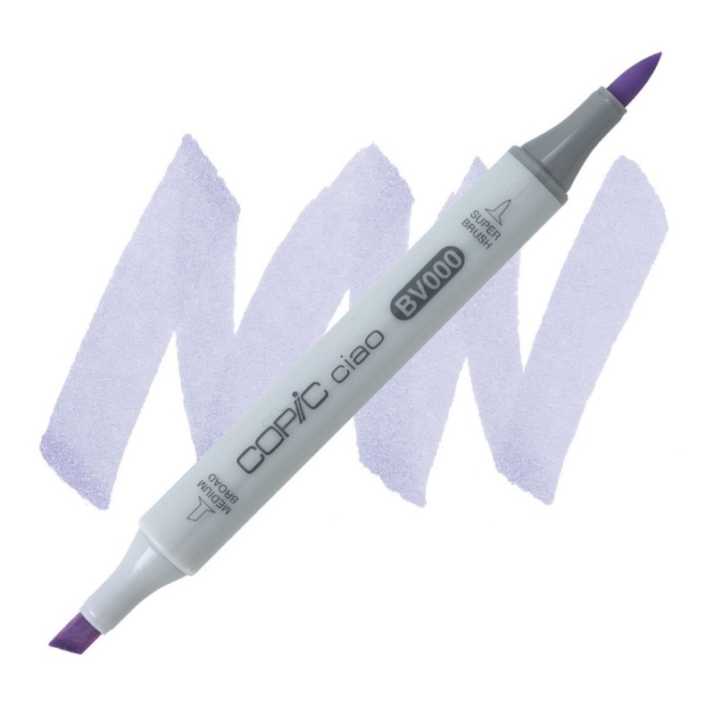 Lihová fixa COPIC Ciao oboustranná Brush & Chisel, BV000 Iridescent mauve