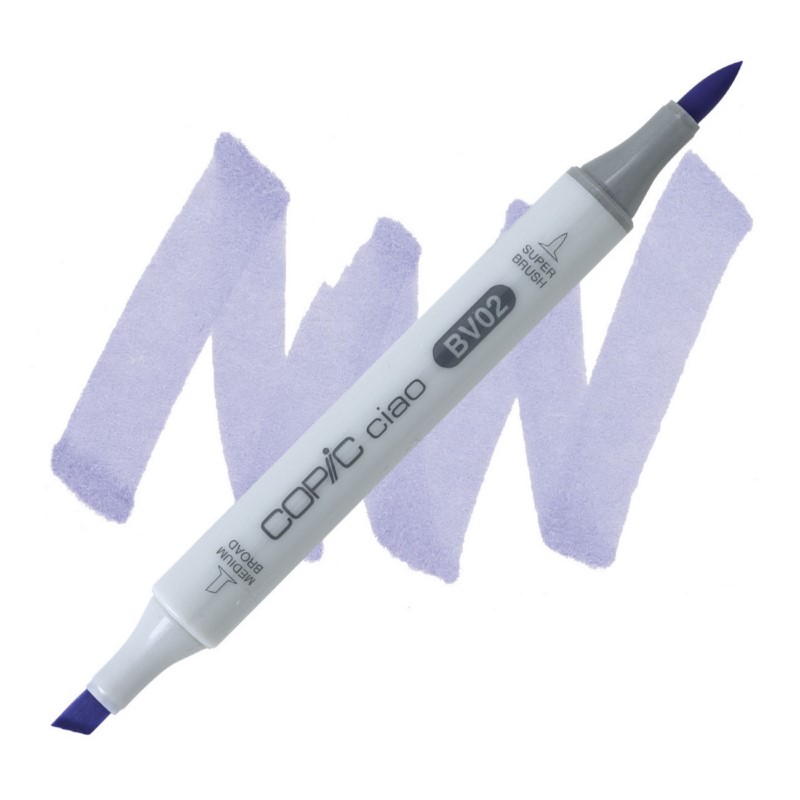 Lihová fixa COPIC Ciao oboustranná Brush & Chisel, BV02 Prune