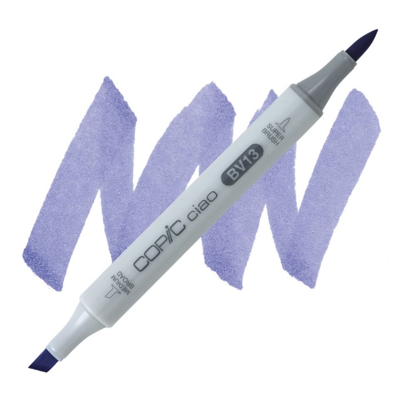 Lihová fixa COPIC Ciao oboustranná Brush & Chisel, BV13 Hydrangea blue