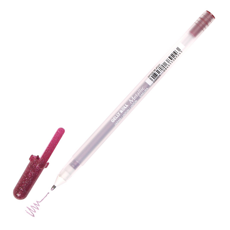 Sakura Gelly Roll METALLIC 0,4mm, vínová