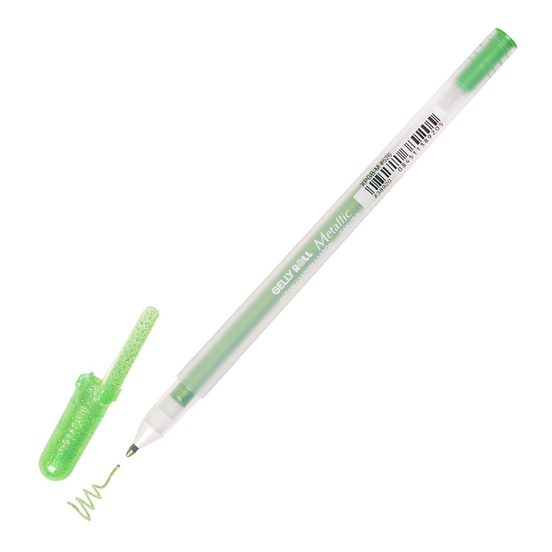 Sakura Gelly Roll METALLIC 0,4mm, světle zelená