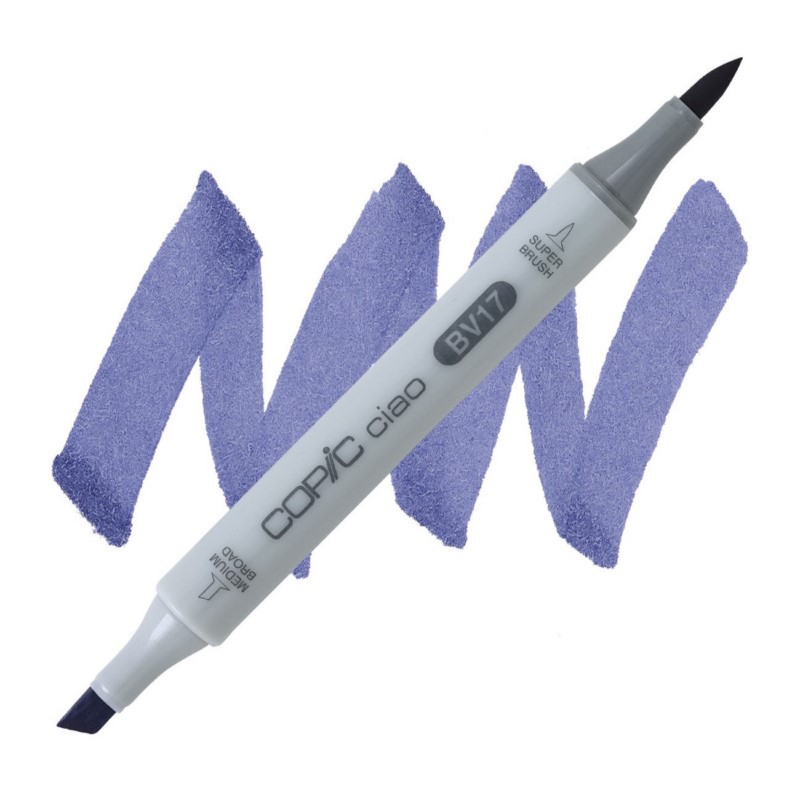 Lihová fixa COPIC Ciao oboustranná Brush & Chisel, BV17 Deep reddish blue