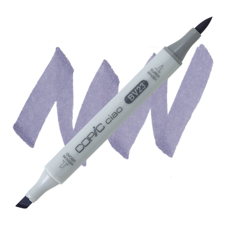 Lihová fixa COPIC Ciao oboustranná Brush & Chisel, BV23 Grayish lavender