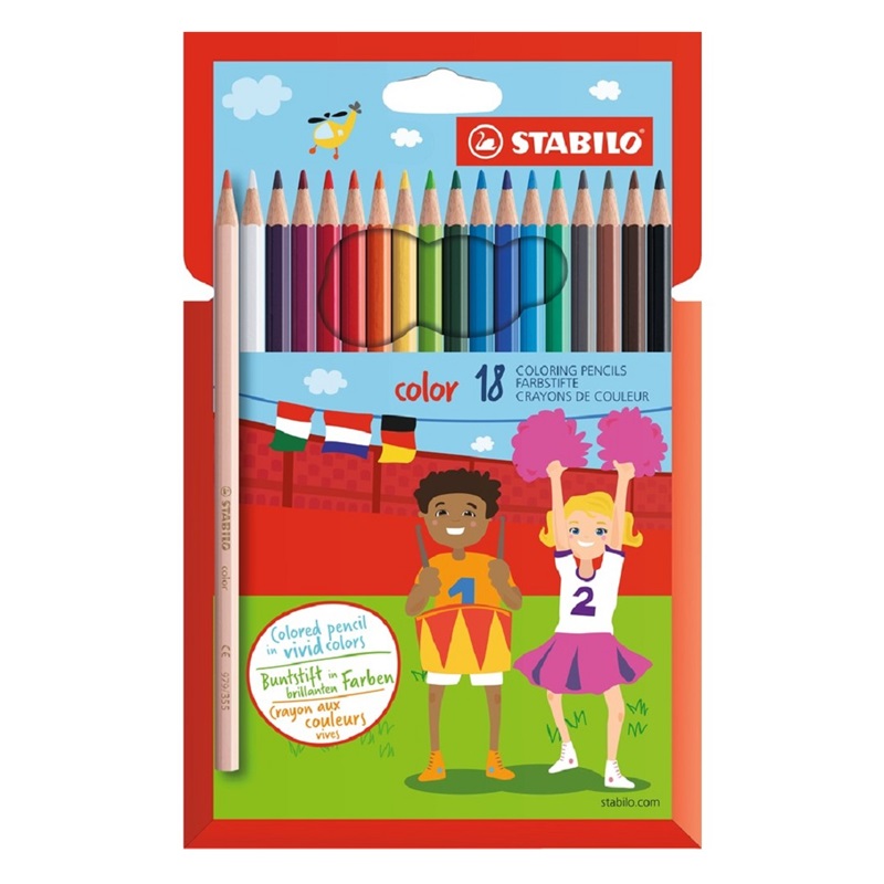 Pastelky STABILO color, 18ks