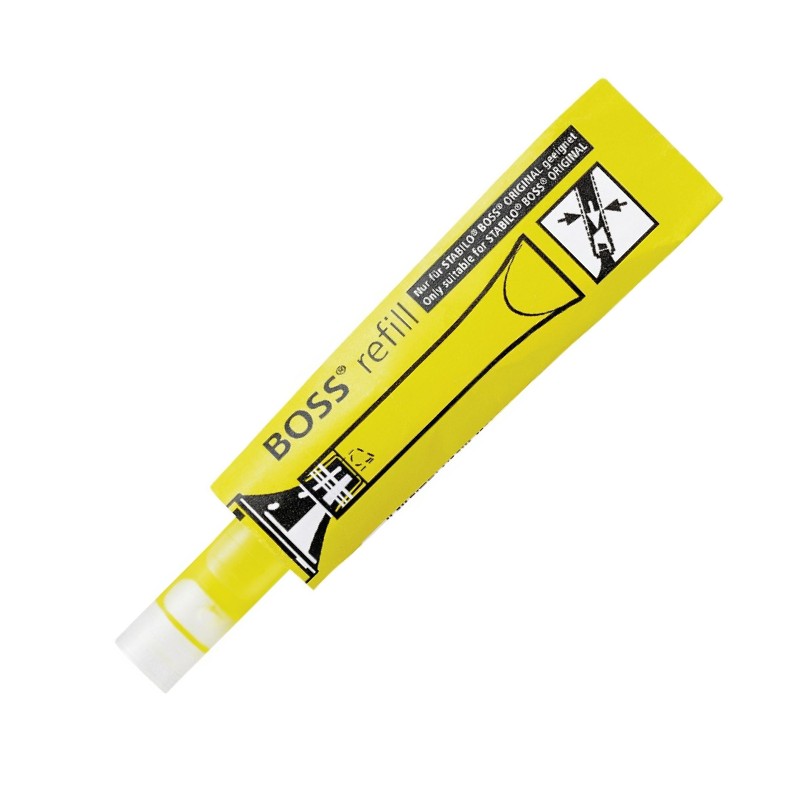 Náhradní náplň pro STABILO BOSS refill, žlutá
