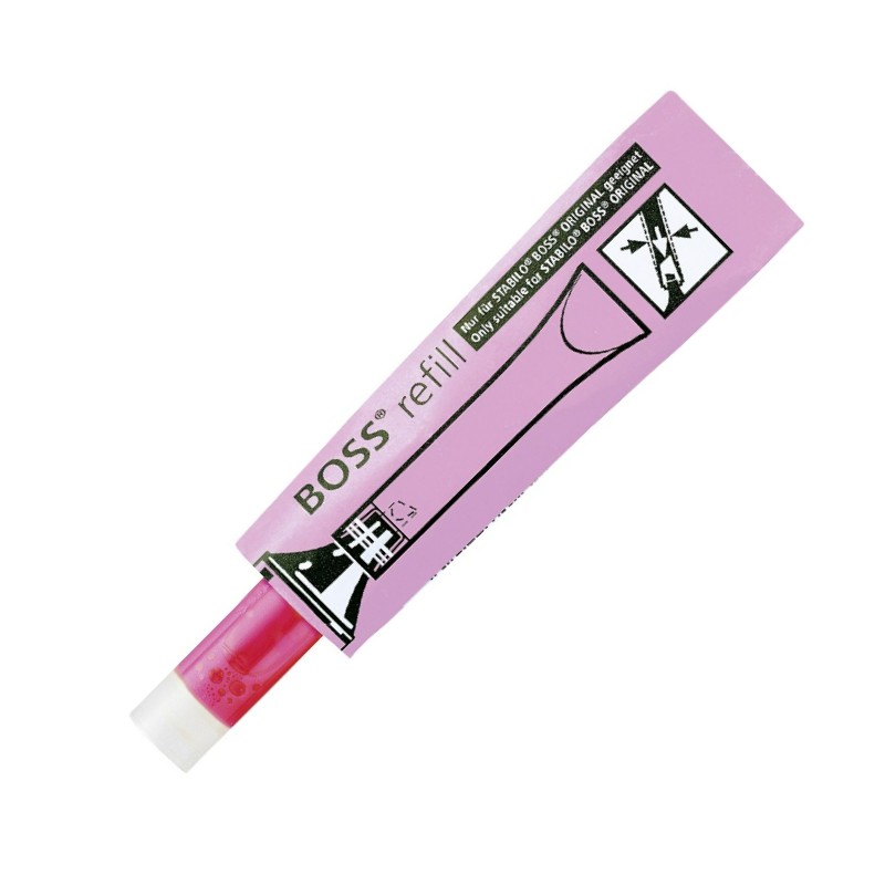 Náhradní náplň pro STABILO BOSS refill, růžová