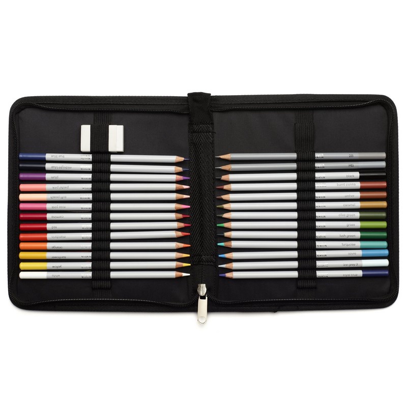 WINSOR & NEWTON Pastelky WINSOR & NEWTON, 26ks + guma v penále