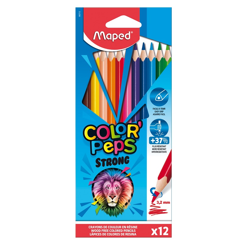 Pastelky MAPED Color Peps strong, 12ks