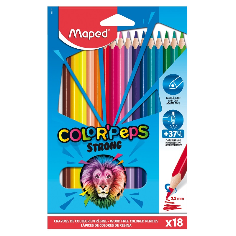 Pastelky MAPED Color Peps strong, 18ks