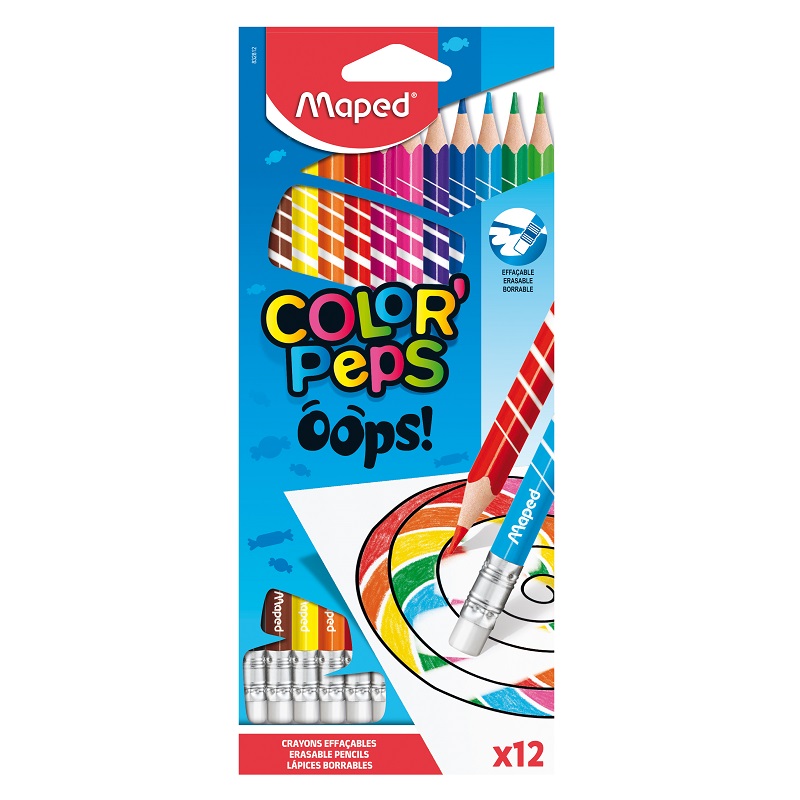 Pastelky MAPED Color Peps oops, 12ks