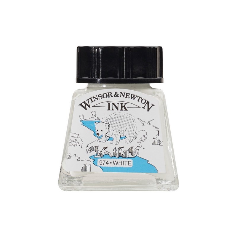 Kreslící inkoust WINSOR & NEWTON Drawing Ink, 14ml White