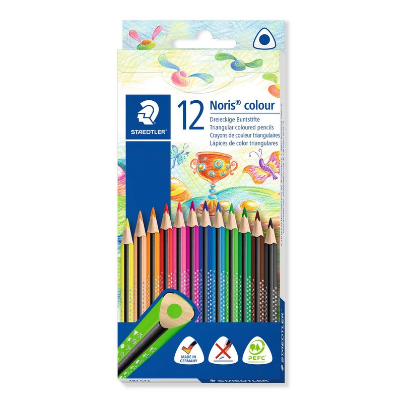 Pastelky STAEDTLER Noris Colour Ergo, 12ks