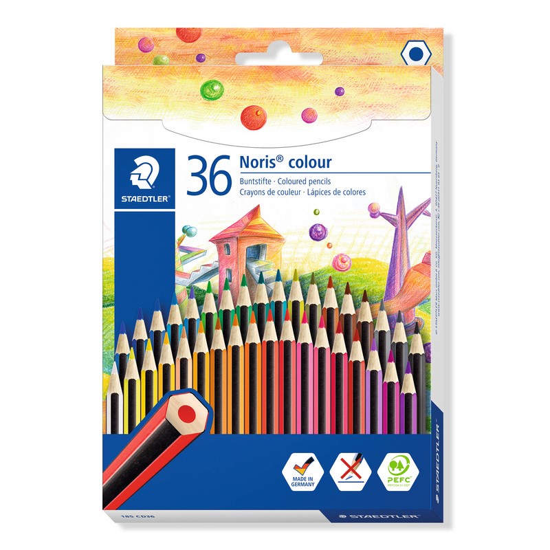Pastelky STAEDTLER Noris Colour, 36ks