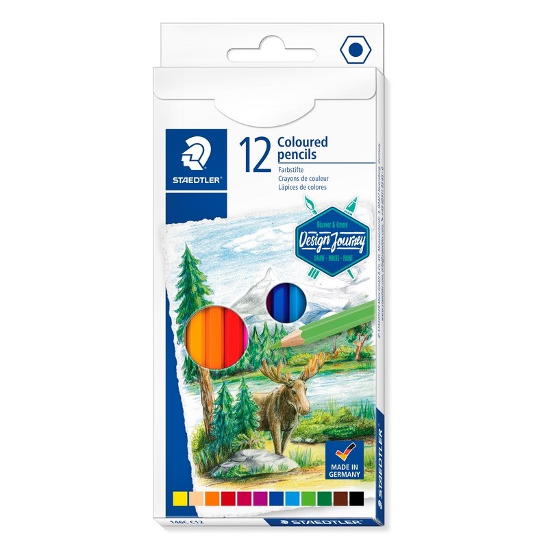Pastelky STAEDTLER Design Journey, 12ks
