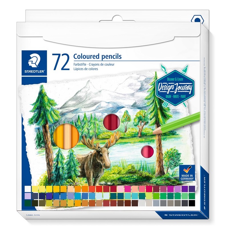 Pastelky STAEDTLER Design Journey, 72ks