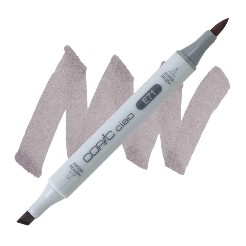 Lihová fixa COPIC Ciao oboustranná Brush & Chisel, E71 Champagne