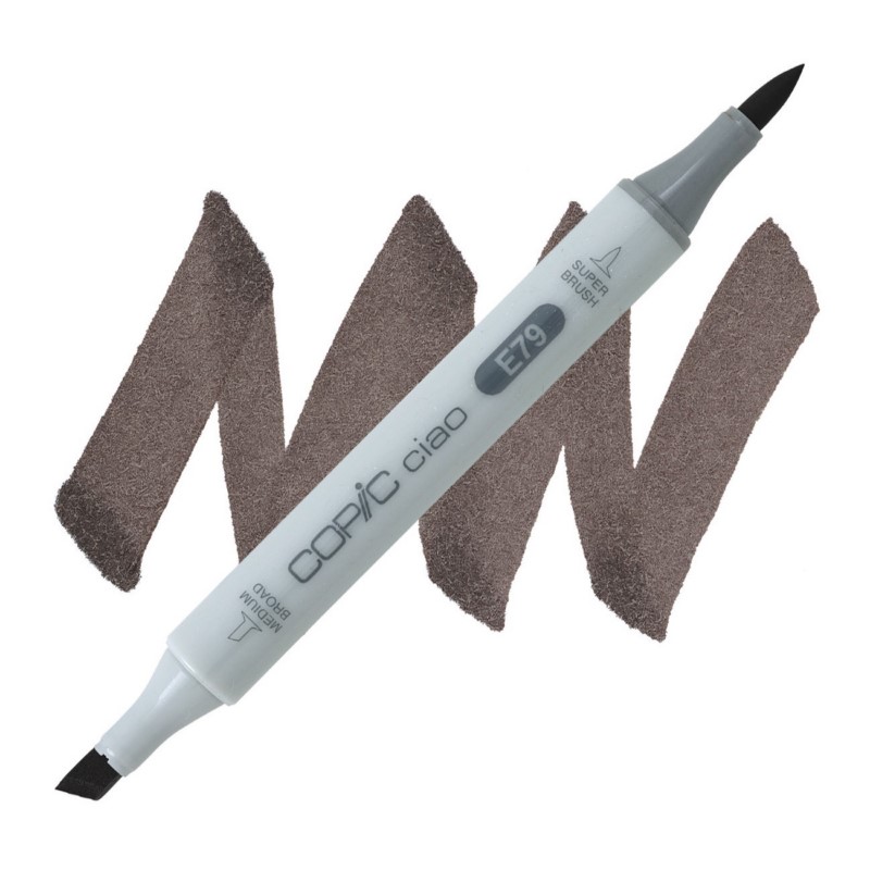 Lihová fixa COPIC Ciao oboustranná Brush & Chisel, E79 Cashew
