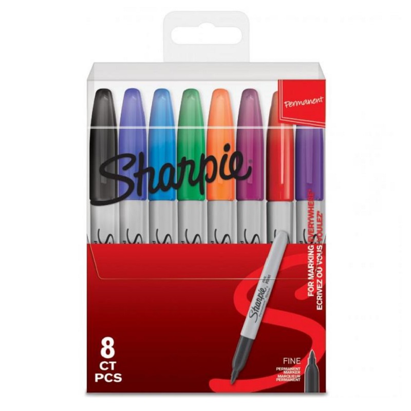 SHARPIE Fine Point, sada 8ks