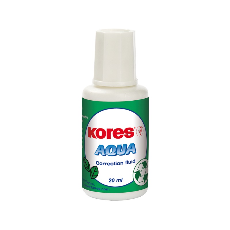 KORES korekční lak Aqua, 20ml se štětečkem