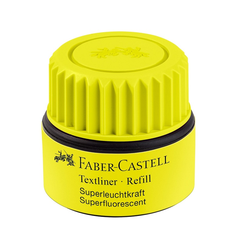 FABER-CASTELL inkoust do zvýrazňovačů 30ml, žlutý