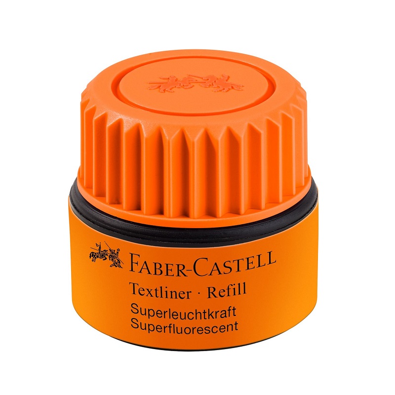 FABER-CASTELL inkoust do zvýrazňovačů 30ml, oranžový