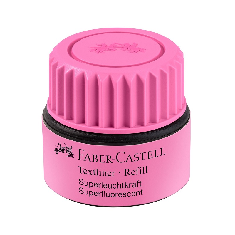 FABER-CASTELL inkoust do zvýrazňovačů 30ml, růžový