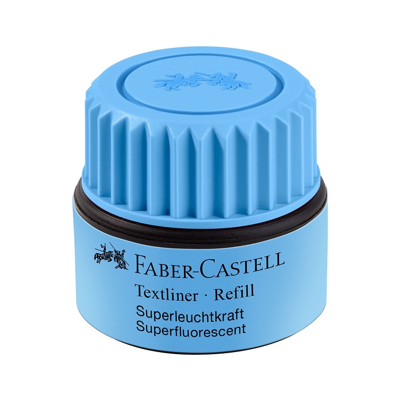 FABER-CASTELL inkoust do zvýrazňovačů 30ml, modrý