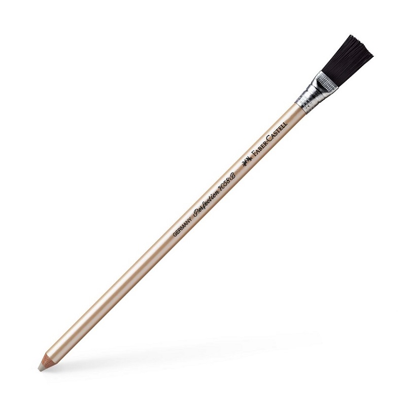 FABER-CASTELL guma v tužce Perfection, bílá se štětečkem