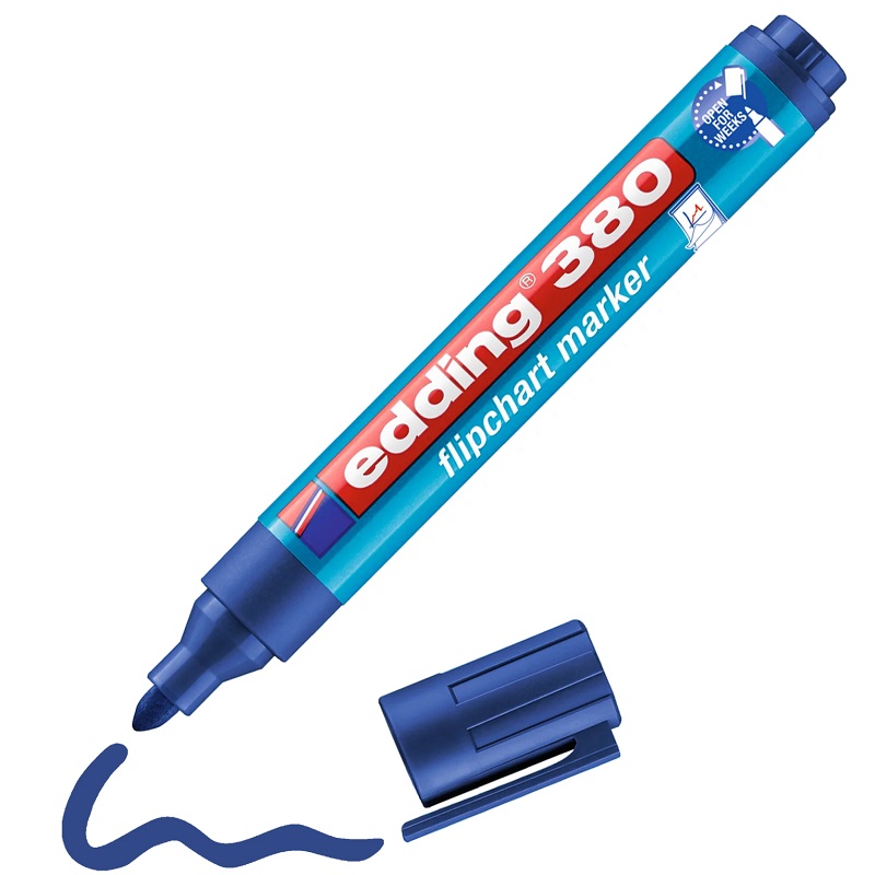 Popisovač na flipchart EDDING 380, modrý