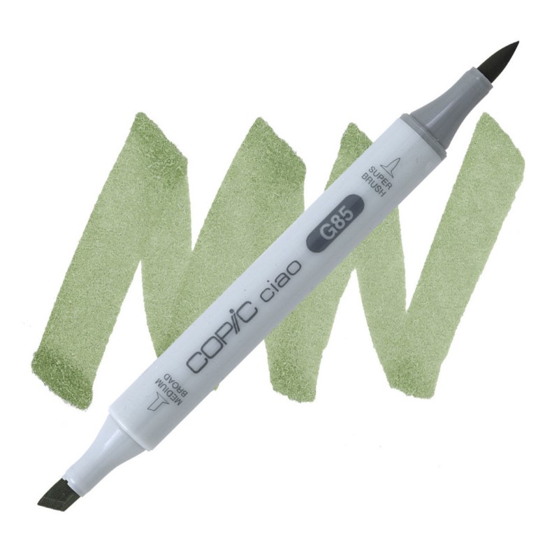 Lihová fixa COPIC Ciao oboustranná Brush & Chisel, G85 Verdigris