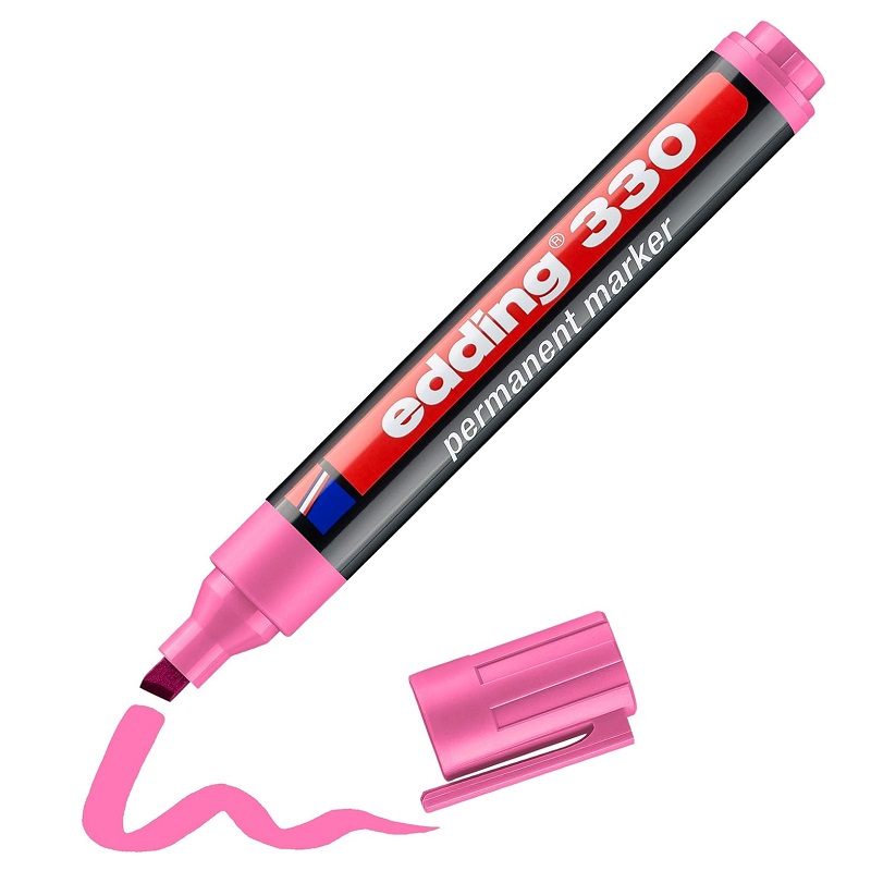 Permanentní popisovač EDDING 330, růžový