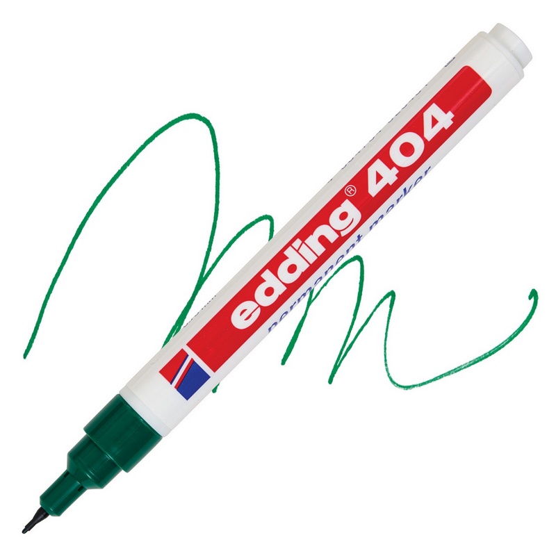 Permanentní popisovač EDDING 404, zelený