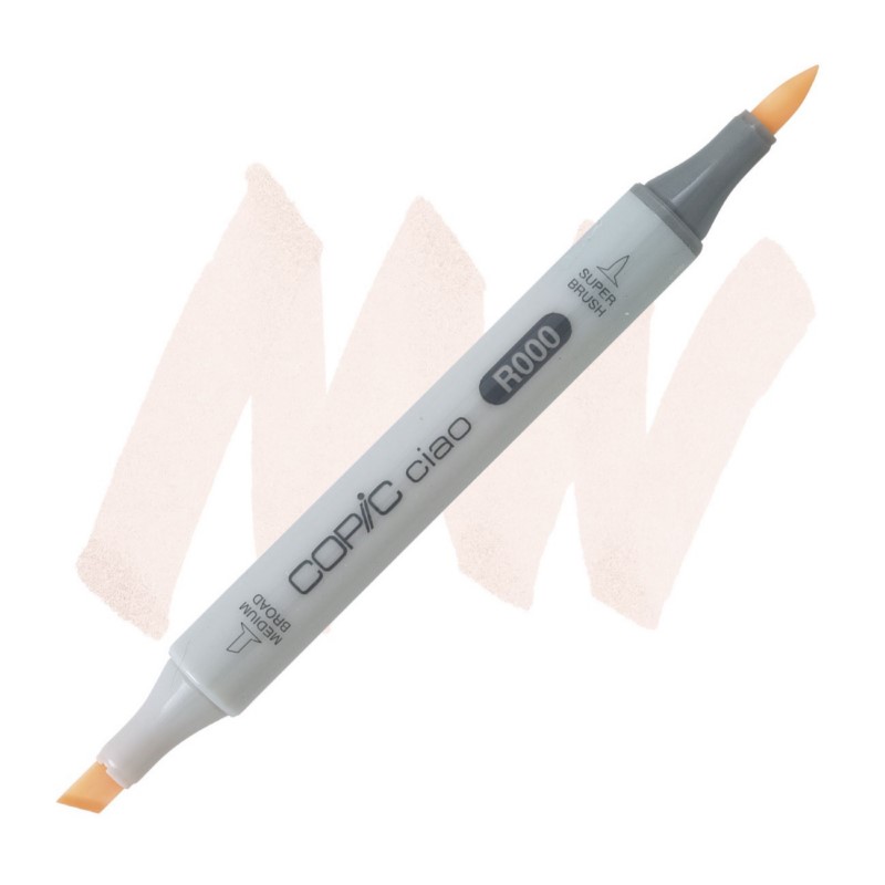 Lihová fixa COPIC Ciao oboustranná Brush & Chisel, R000 Cherry white