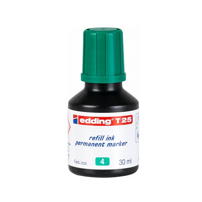 Inkoust EDDING T 25 pro permanentní popisovače, zelený