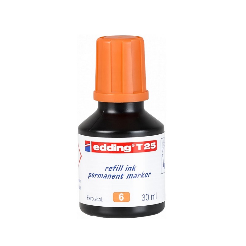 Inkoust EDDING T 25 pro permanentní popisovače, oranžový