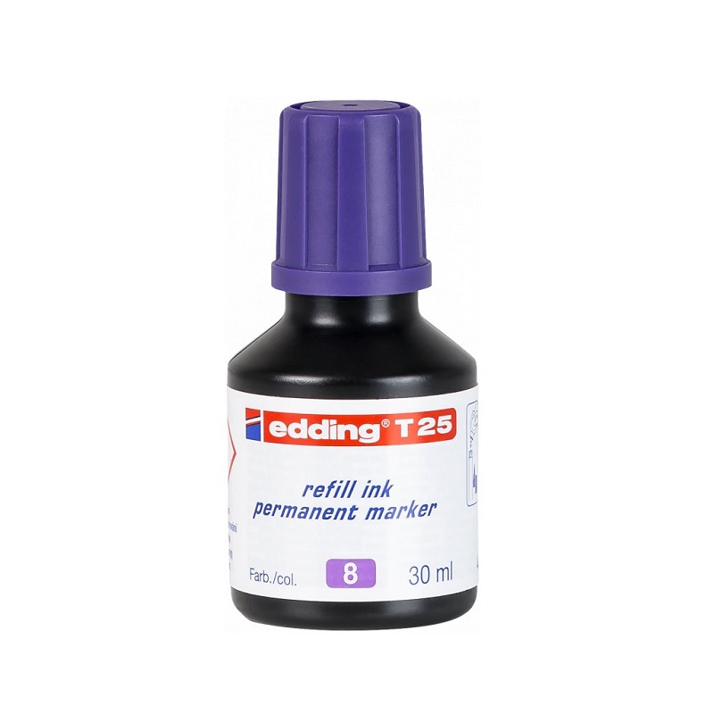 Inkoust EDDING T 25 pro permanentní popisovače, fialový