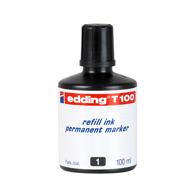 Inkoust EDDING T 100 pro permanentní popisovače, černý