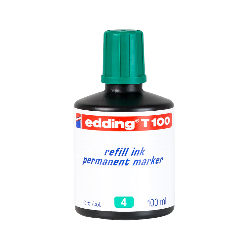 Inkoust EDDING T 100 pro permanentní popisovače, zelený