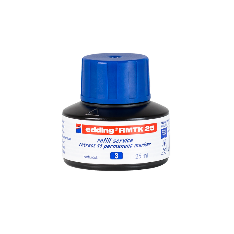 Inkoust EDDING RMTK 25 pro vysouvací permanentní popisovače, modrý