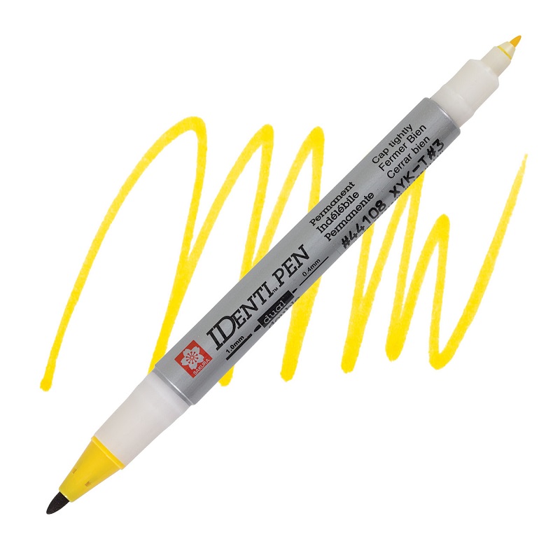 Sakura IDENTI PEN oboustranný, žlutý