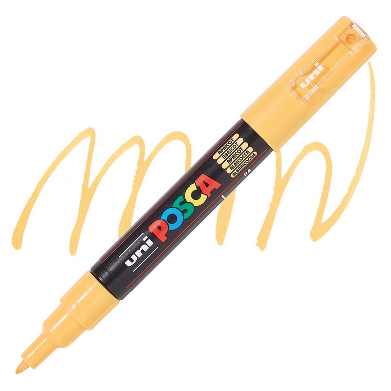 Akrylová fixa UNI POSCA 1M, meruňková (P4)
