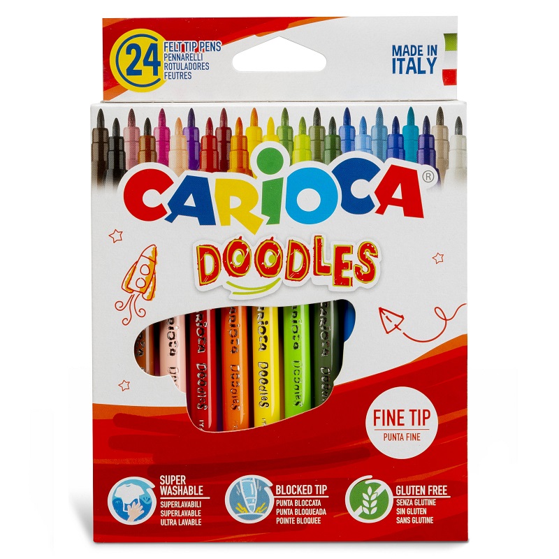 Fixy CARIOCA Doodles, 24ks
