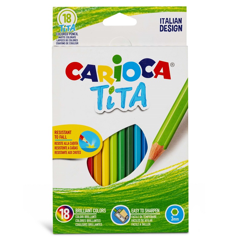 Pastelky CARIOCA Tita, 18ks