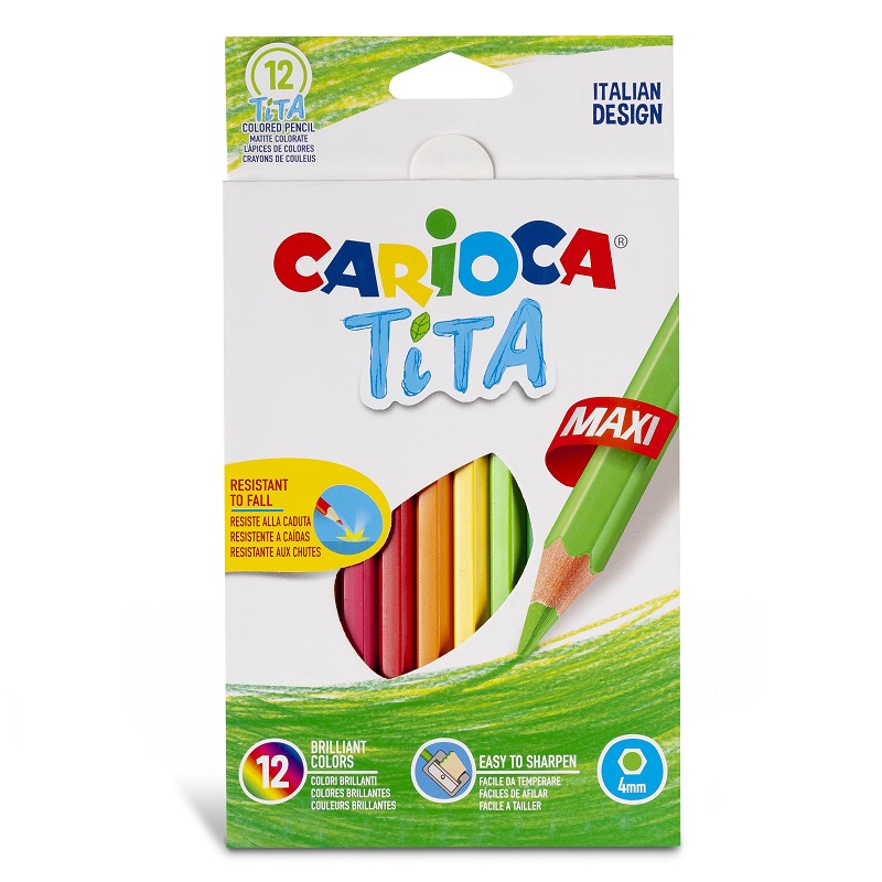 Pastelky CARIOCA Tita Maxi, 12ks