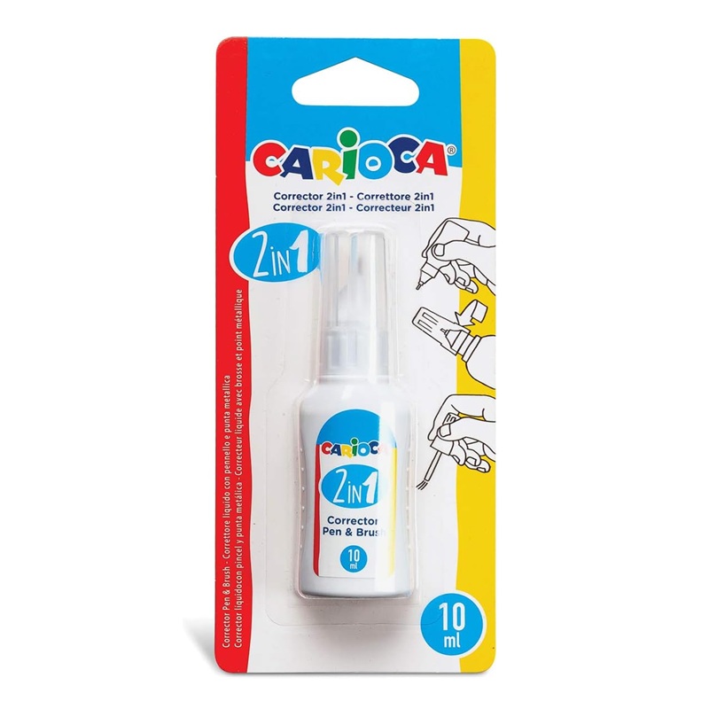 Korekční lak CARIOCA 2v1 se štětečkem