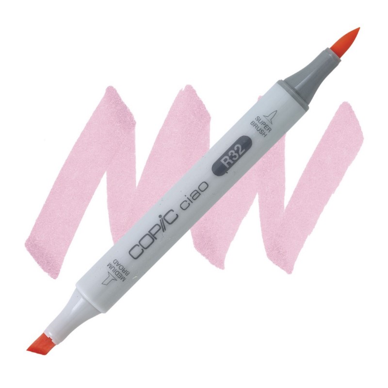 Lihová fixa COPIC Ciao oboustranná Brush & Chisel, R32 Peach