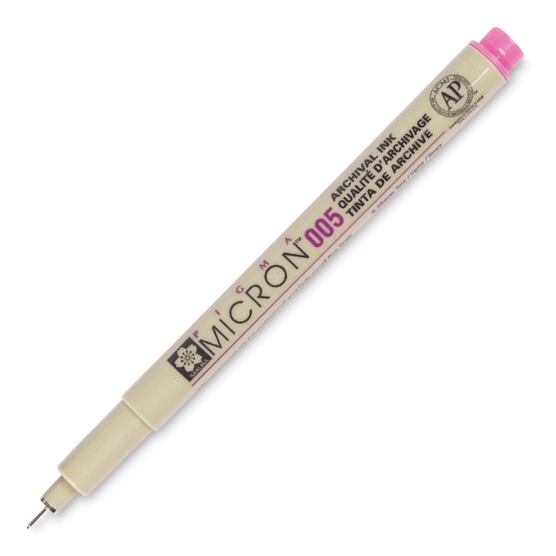 Sakura PIGMA MICRON 005 růžový 0,2mm